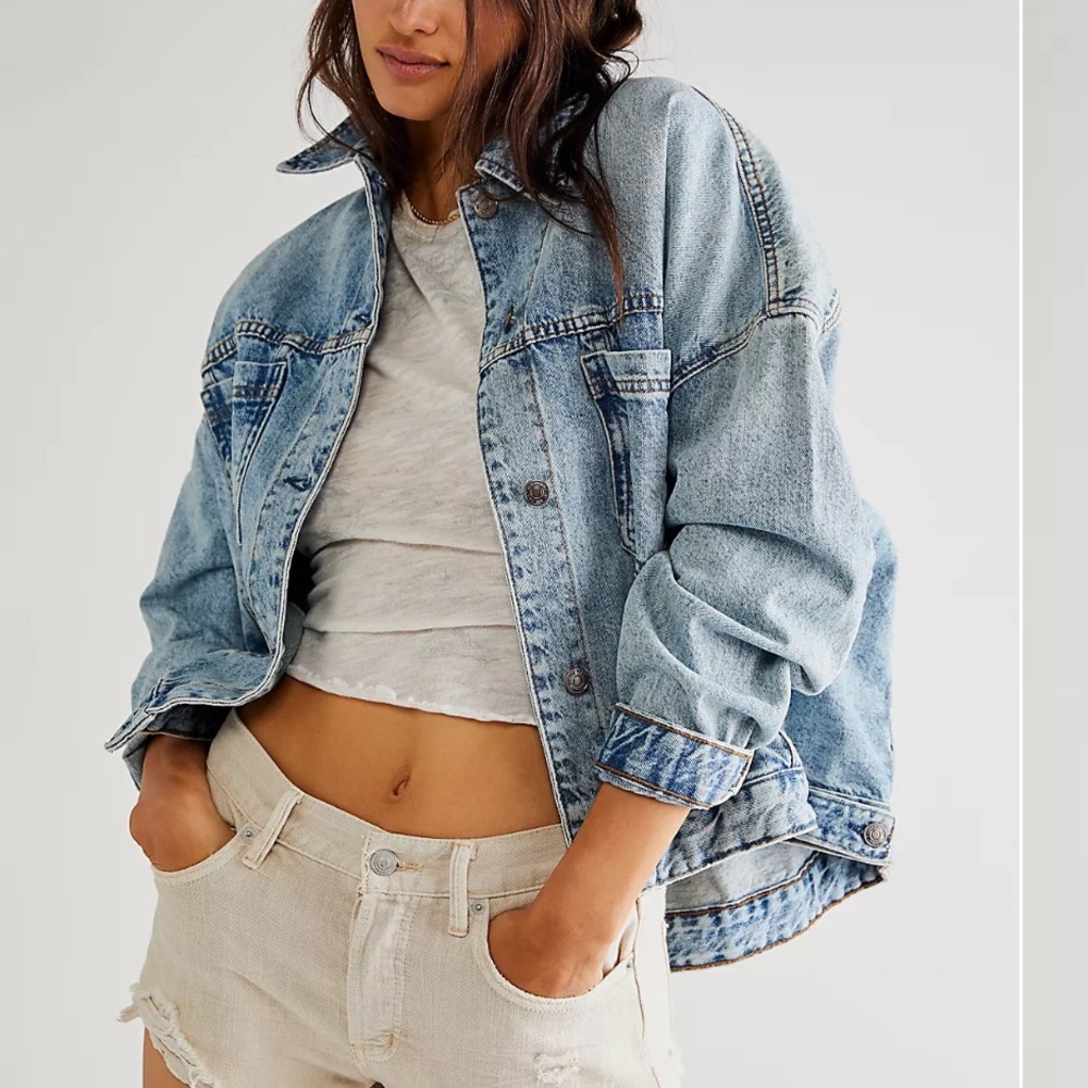 We The Free Opal Swing Denim Jacket
